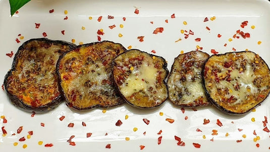 Recipe: Eggplant(Brinjal) pizza. A Yummy Appetizer